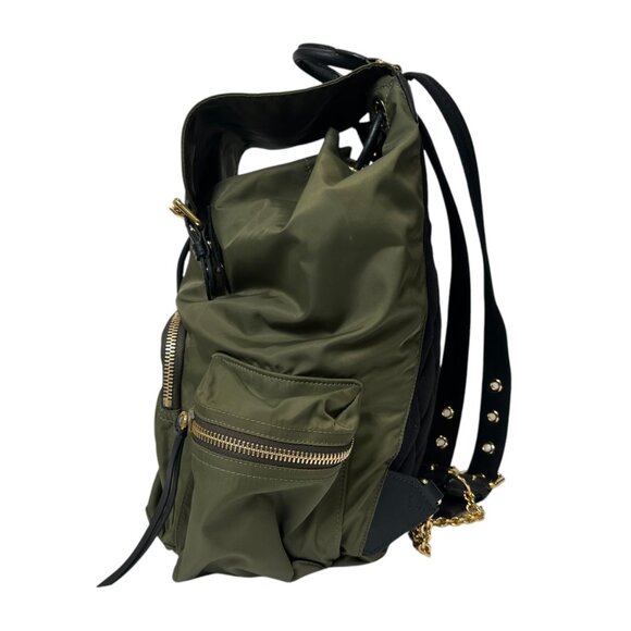 $1490 Burberry Green Nylon Rucksack Technical Backpack AS IS - Picture 8 of 15